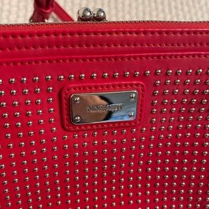 Nine West studded crossbody in color red
